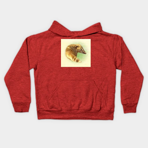 Coati Kids Hoodie by Guardi